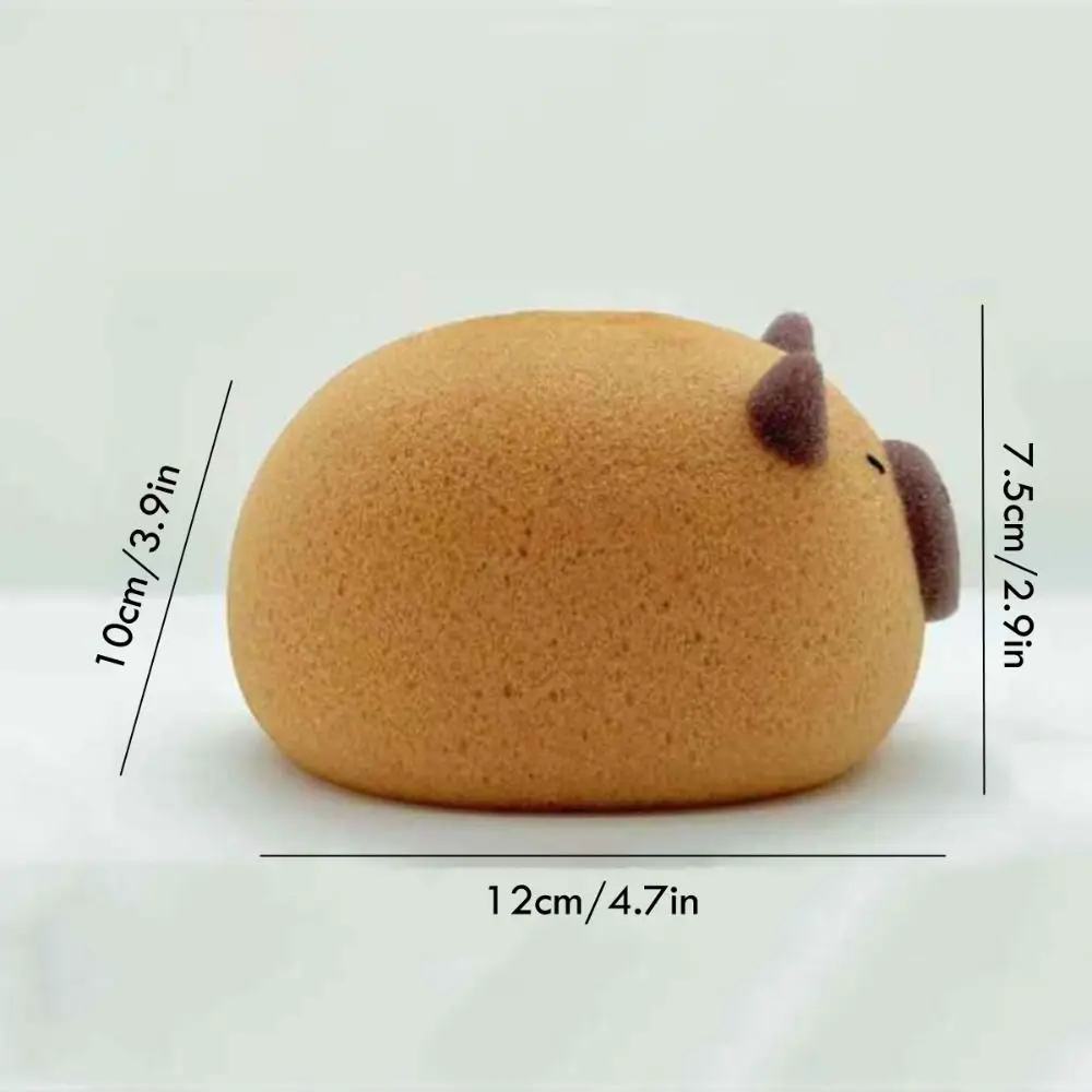 Wash Blistering Capybara Bath Sponge Ball Household Cartoon Animal Shower Puff Bubble Sponges Body Exfoliate Cleaning Brush