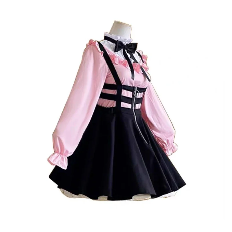 Anime YouTuber Vtuber Hololive Mayuzumi Fuyuko Cosplay Costumes Dress Uniform Outfit Halloween Suit Custom Made