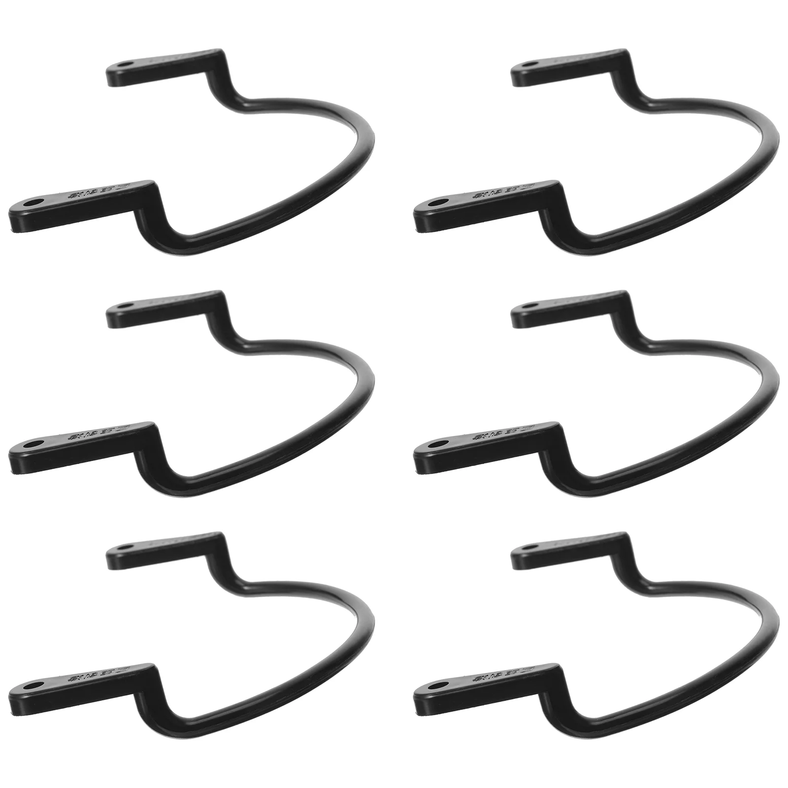 

6 Pcs Pool Table Accessories Billiard Drop Pocket Hanger Buckle Plastic Storage Holder
