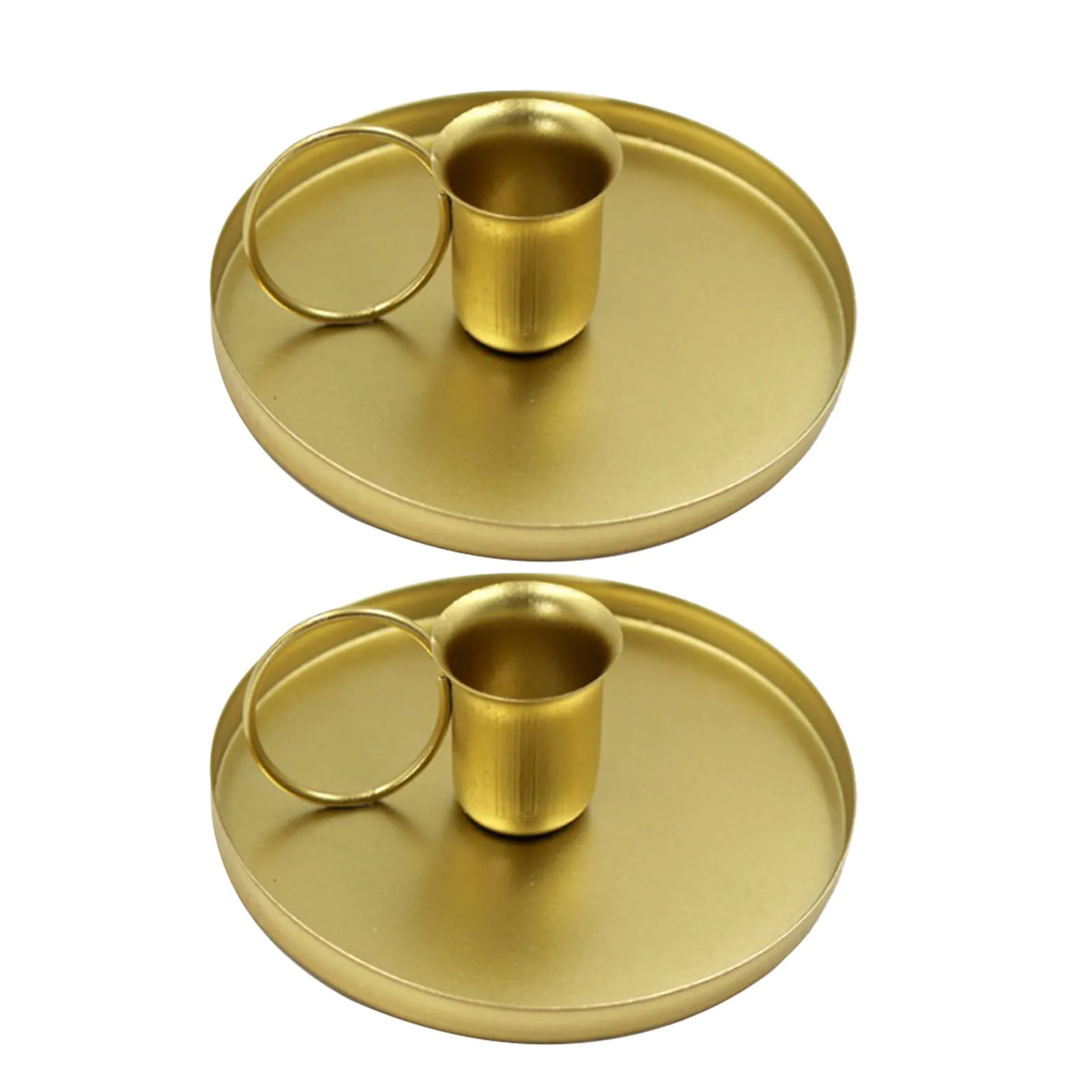 

Iron C lesticks Metal C Holders Decor Romantic Tabletop Adornment Stylish Party Festive Atmosphere High End