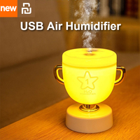 Youpin Trophy USB Humidifier Aromatherapy Diffuser With Night Light Smart Large Mist Portable Air Purifier For Home Car Desktop