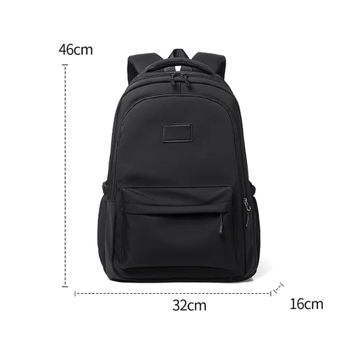 Imagen 2 del producto Mochila con cremallera multicapa de gran capacidad, adecuada para desplazamientos, viajes de ocio y deportivos, también una mochila ideal para estudiantes.