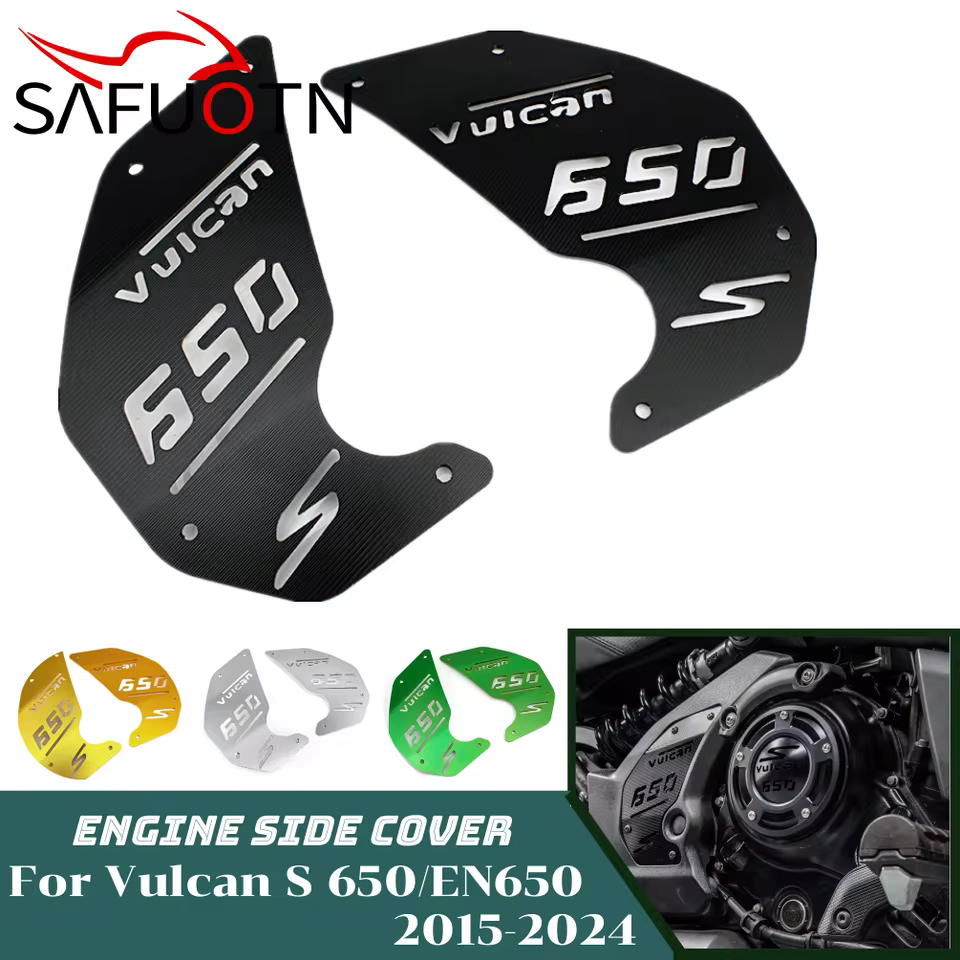 Protector de placa de cubierta lateral del motor para motocicleta, accesorios de protección de carrocería CNC para Kawasaki Vulcan S VN EN 650 2015-2024, VN650 EN650