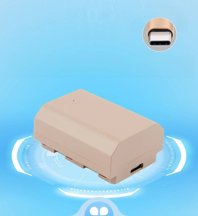 Bateria FZ100 de carga direta tipo C 2250mAh para Sony compatível com câmera A7III A7M3 A7S3 A9II A7RIV A7R4 A7C Alpha 9 7 Series