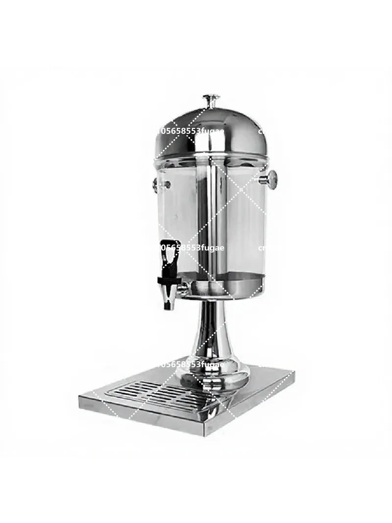 Stainless Steel 8L Self-Service Cold Drink Dispenser for Milk Tea Soda Juice Water Beverage Machine