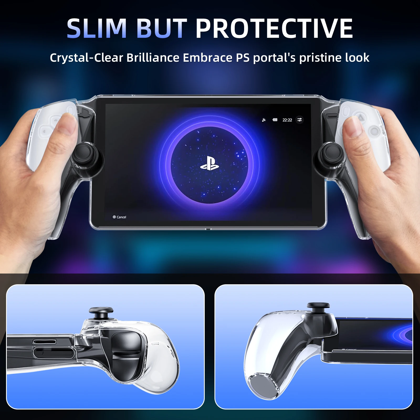 Прозрачный защитный чехол IINE для Playstation port, прозрачный материал, устойчивый к царапинам/скольжению/пыли