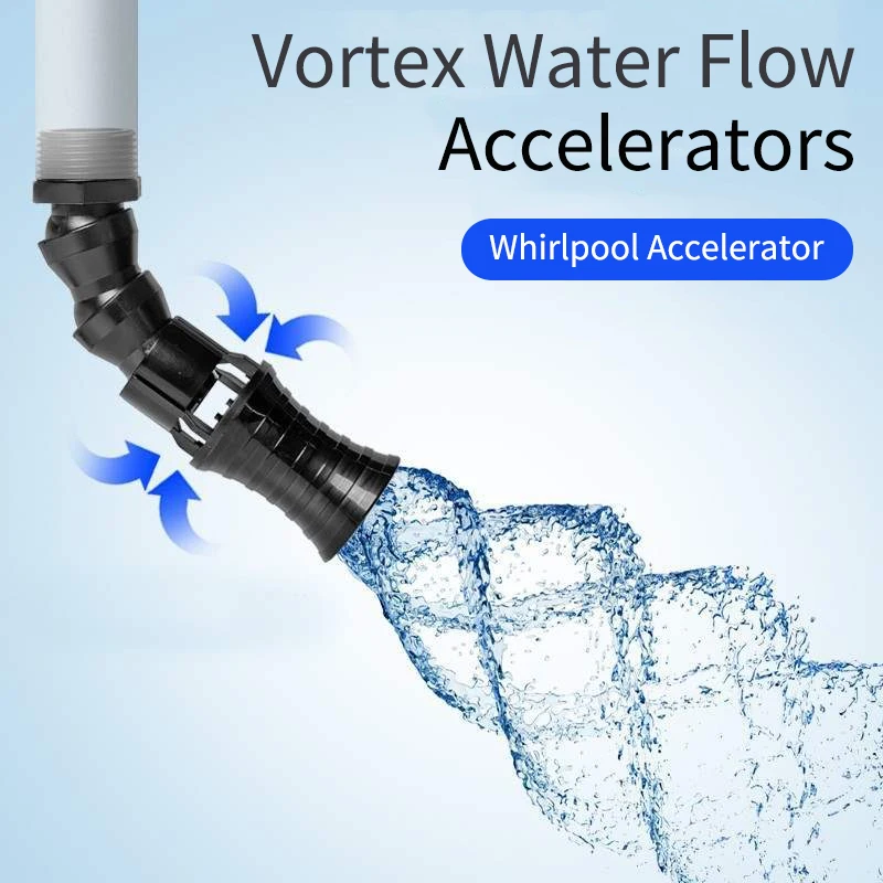 Adjustable Direction Vortex Water Flow Accelerator Aquarium Fish Tank Rotating Water Outlet Nozzle For Hose Thread 1/2