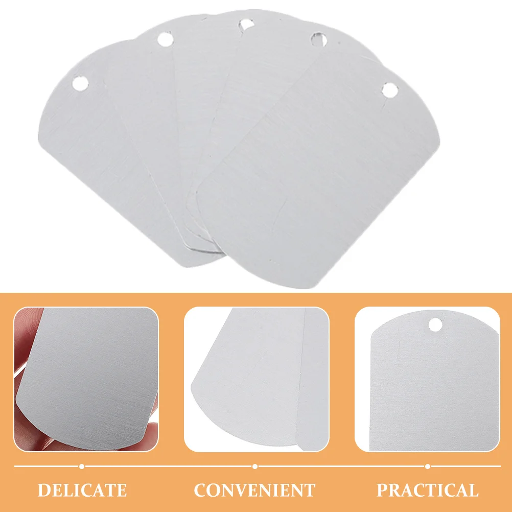 

30Pcs Blank Pet Tags Aluminum Metal Stamping Blanks for Dog Name Id Cattle Cow Ear Tag DIY Jewelry Craft Pendant