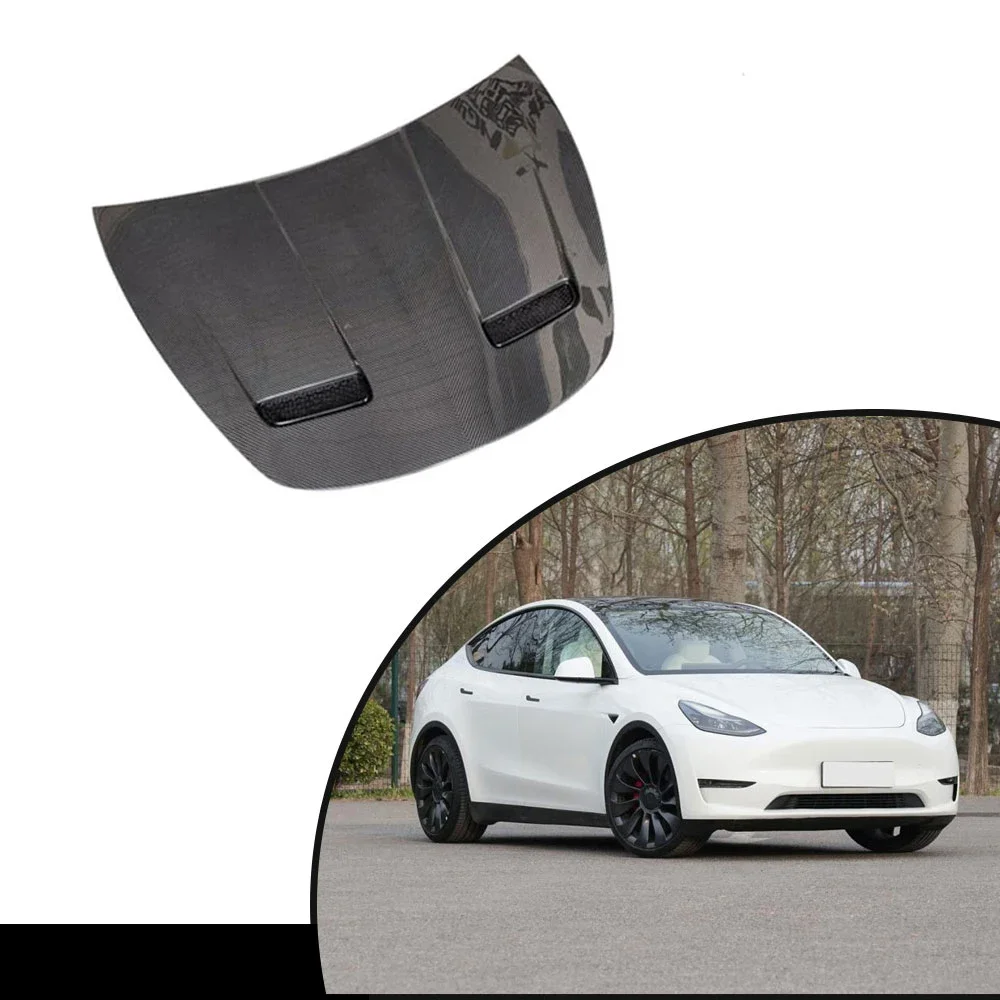 Carbon Fiber Car Hood For Tesla Model Y IMP Performance 2021-2023