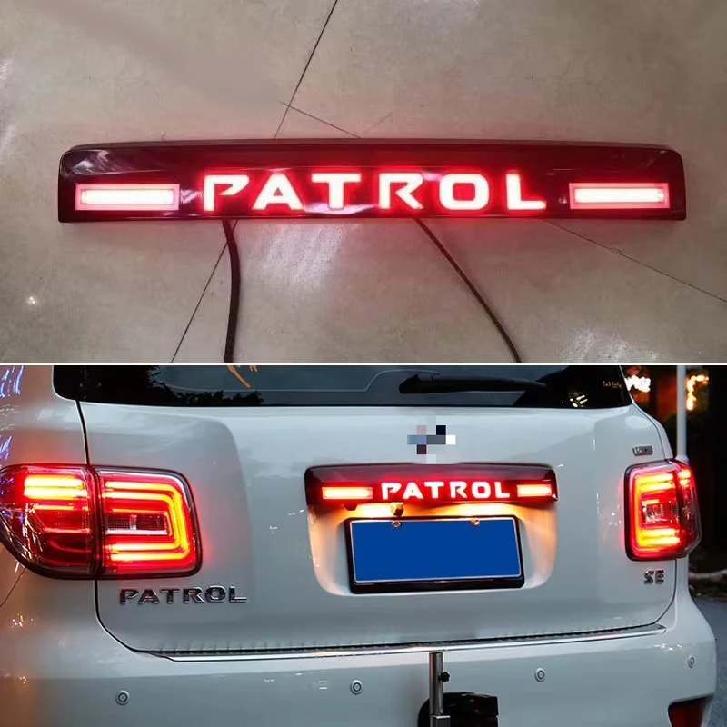 

Car LED Rear Bumper Lamps For Nissan Patrol 2016 2017 2018 Brake Light Turn Signal Backup Reflector Lamp Taillights Fog lamps