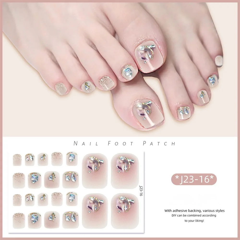 Explosive Toenail Stickers Toenail 22 Stickers Maintain Beauty Classic Pattern Health & Beauty Whitening Toenail Stickers