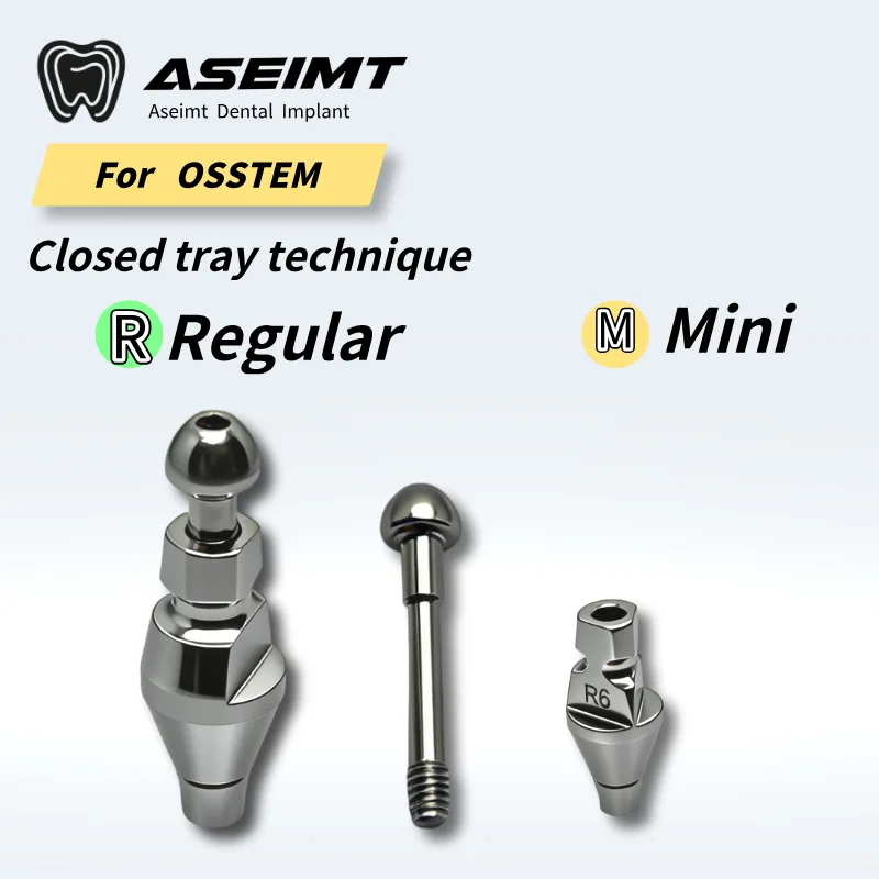 For Osstem Dental Implant Closed Tray Pick up Coping Direct Replacement System CNC Machined Fixture Transfer OEM ODM - Detail 1