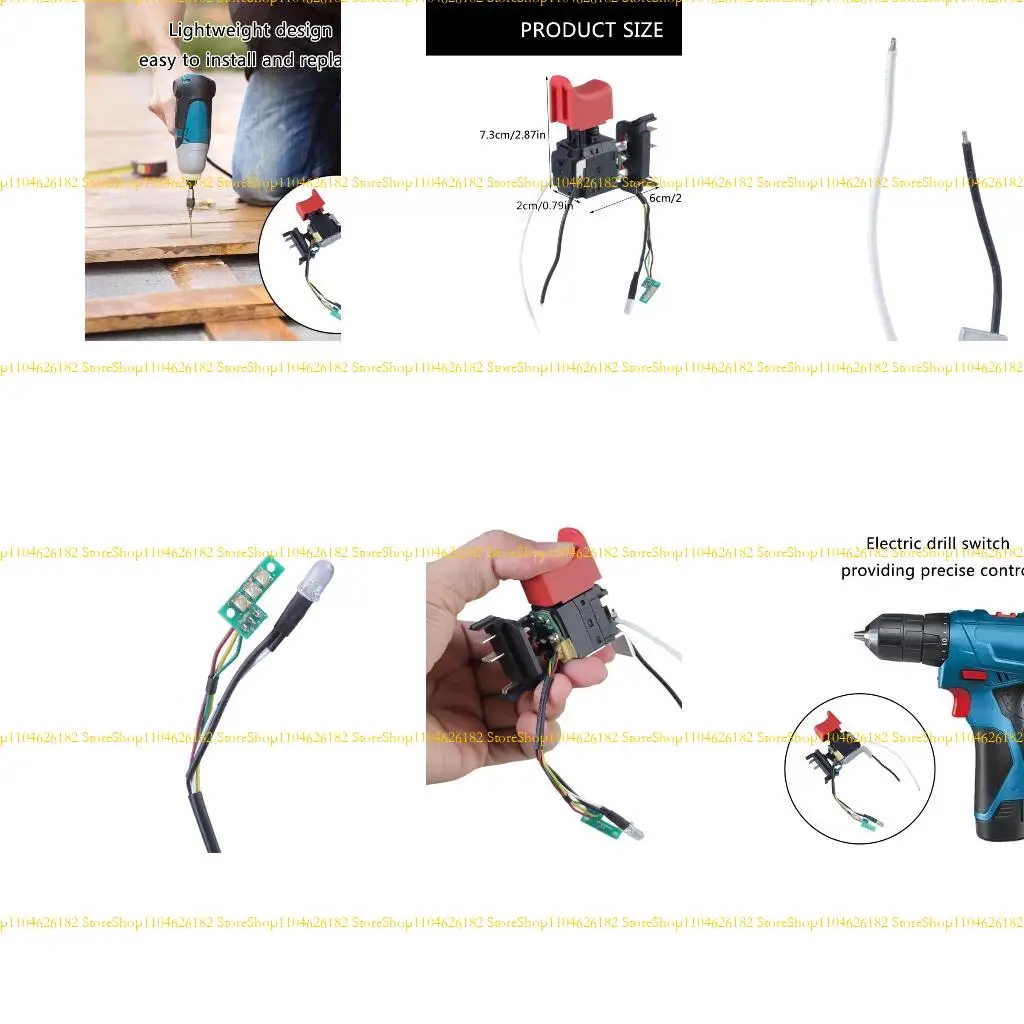 

Q2Q4 BS10.8V Hammer Drill Power Supply Switches for BS 10.8V 12V Electric Tool Replace