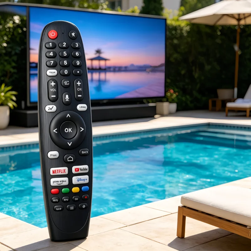 Replacement Remote Control Compatible with CAIXUN TV, Spare Parts, No Voice Function, No Programming Needed, Direct Use