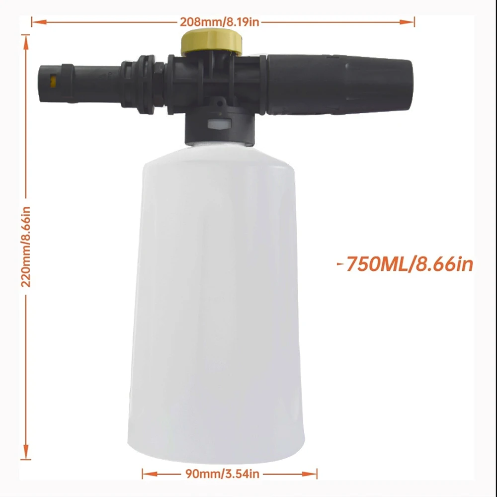 Foam Cannon for Karcher K2 K3 K4 K5 K6 K7 Parkside Adjustable Snow Cannon Foam Lance kit Pressure Washer Nozzle Car Wash Gun