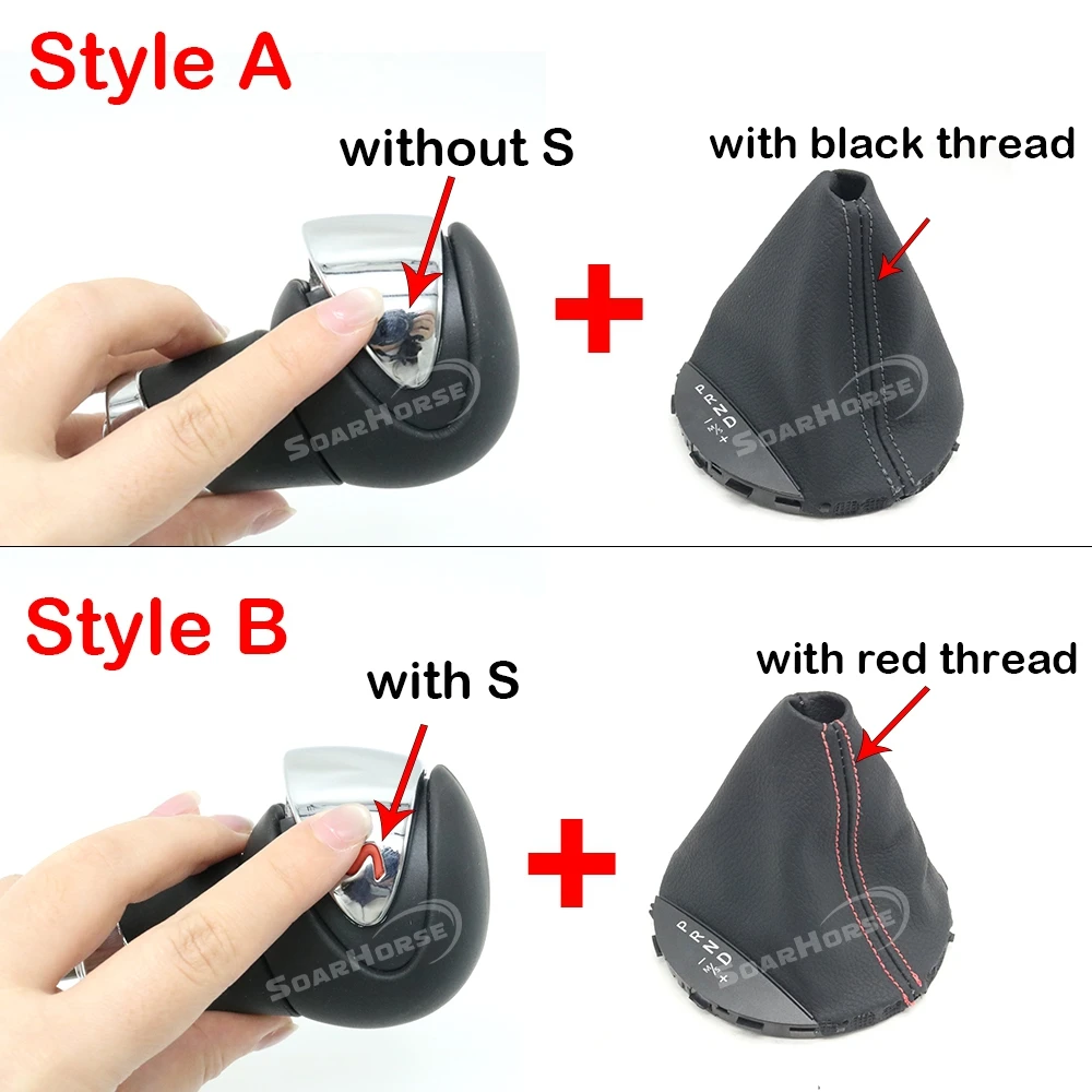 For BMW MINI Cooper Countryman R60 2009-2016 PACEMAN R61 2011-2015 Auto Transmission Gear Shifter Lever Dust Cover Shift Knob