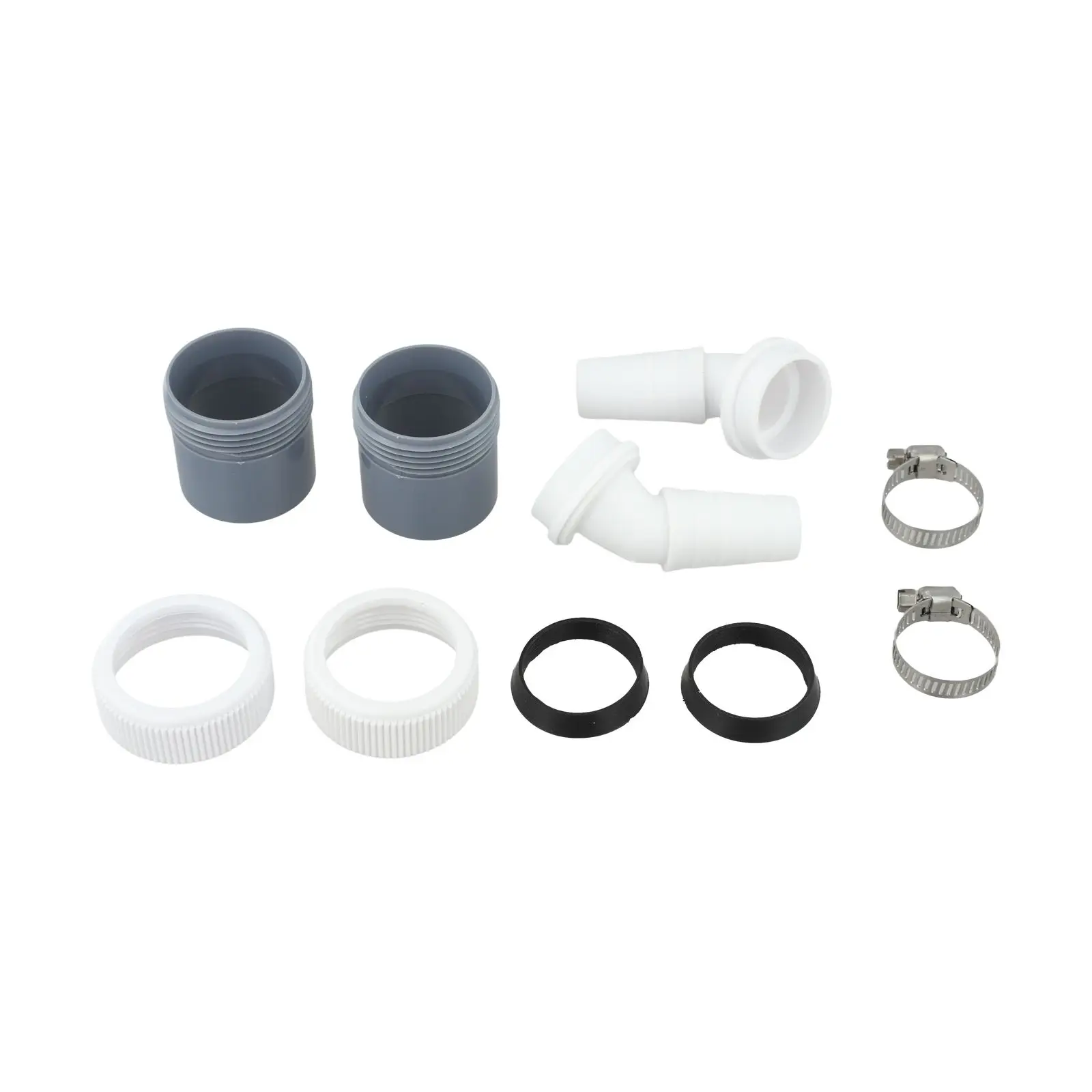 Efficient Waste Disposal Adapter PVC Drain Adapter Grey White Color Washing Machine Drain Adapter Efficient Waste Disposal