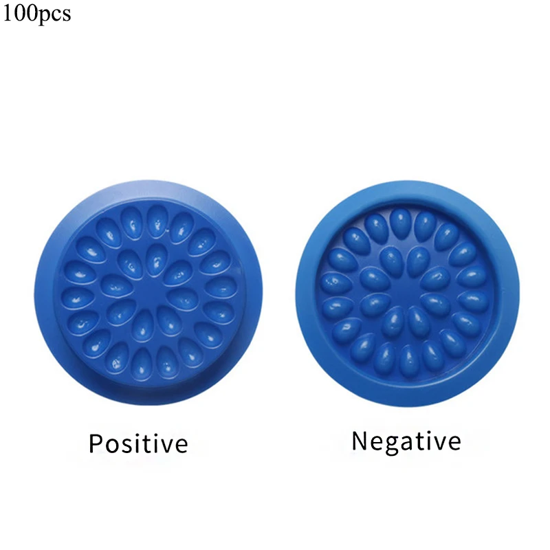 20/100 stücke Wimpern Kleber Ständer Halter Wimpern Verlängerung Liefert Klebstoff Palette Kunststoff Dichtung Auge Wimpern Kleber Pads Make-Up-Tool