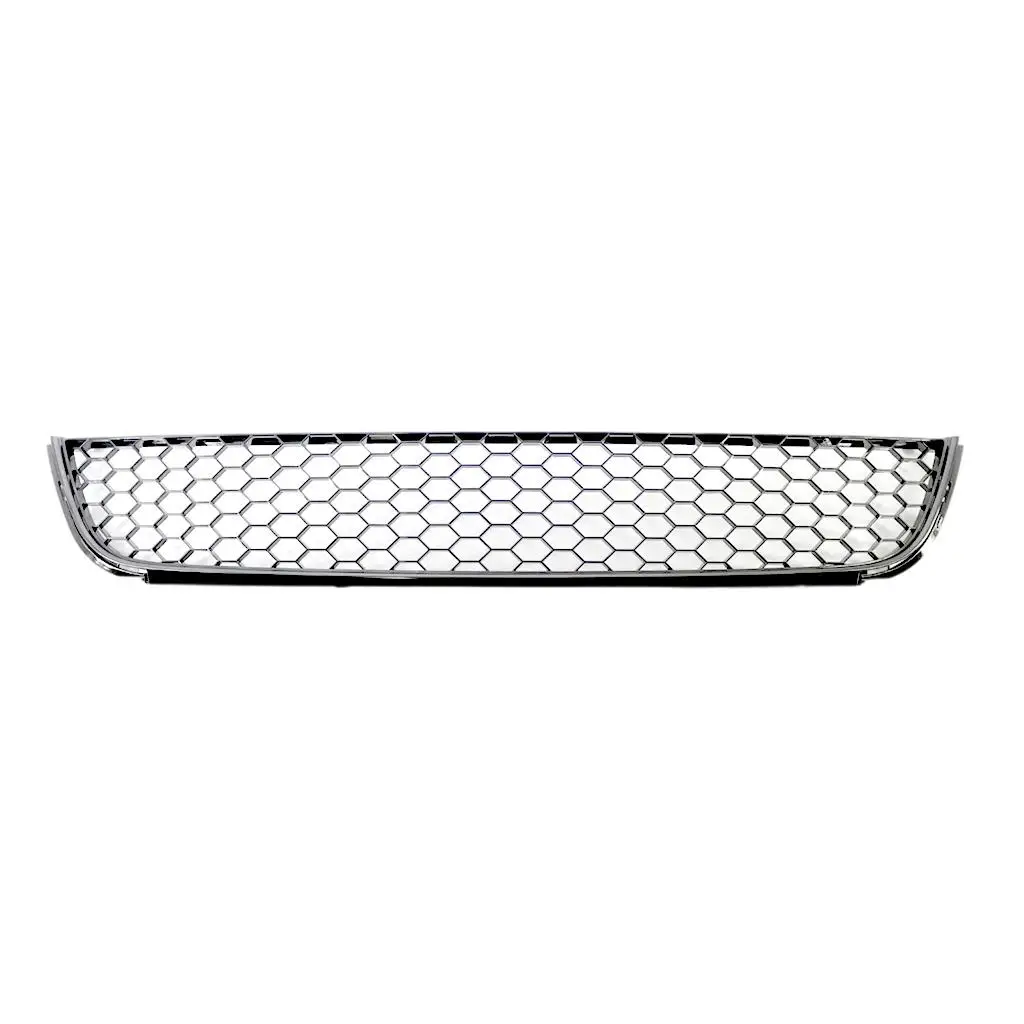 Front Bumper Grille Black, Decoration, Honeycomb Strip under Grill Cover Radiator Mesh Golf 6 MK6 ,Car Replace Accessories