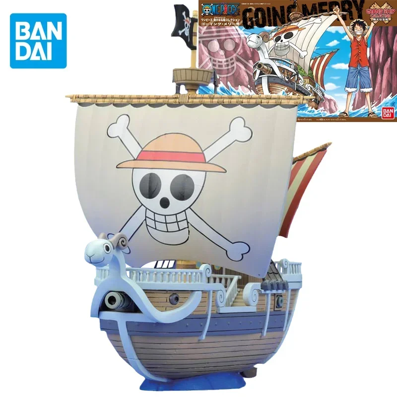 

Bandai Original One Piece Anime GRAND SHIP COLLECTION Going Merry Action Figure Toys Collectible Model Gifts for Children