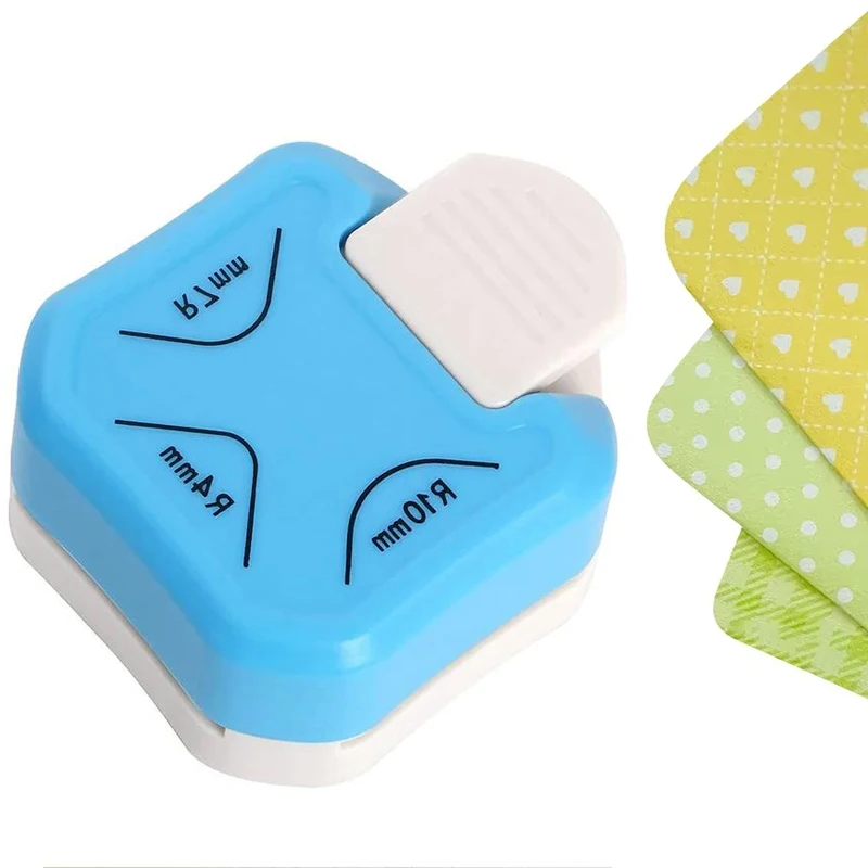 3 In 1 Tag Punch Corner Rounder Cutter R4/R7/R10 Paper Label Cutter For Scrapbook Photo Card Business Card DIY Craft Tool Set
