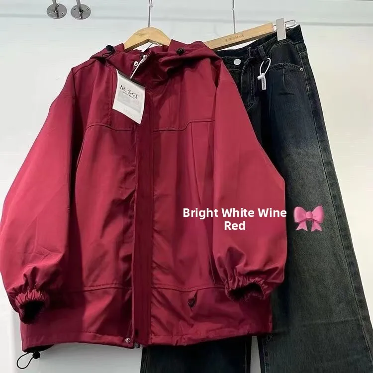 티네드 코튼 가을 겨울 자켓 아메리칸 레트로 지퍼 후드 코트 트렌디 워크웨어 커플 자켓 또는 아우터웨어