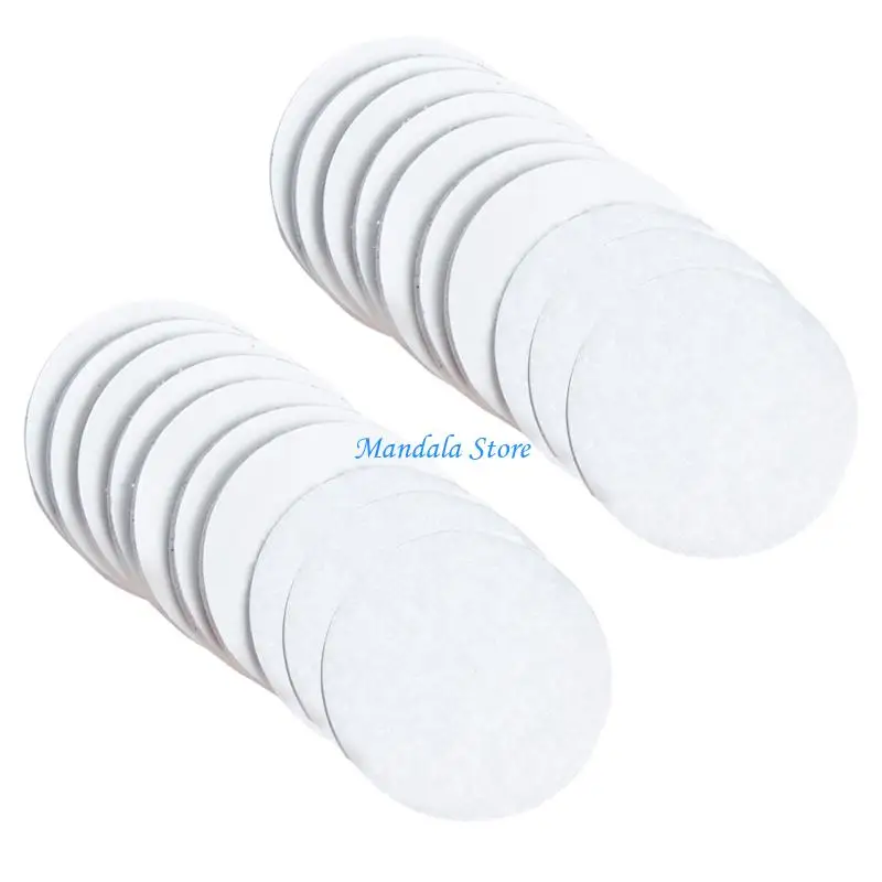 U2JC 10 Round Adhesive Backed Tape Fasteners For Securing Blankets Rugs Upholstery