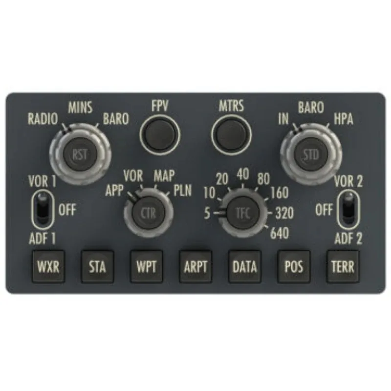 

Панель управления EFIS MCP для авиасимуляторов Boeing 737/777 CS: высокоточная периферия для симуляции полетов