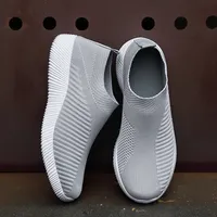 Women Vulcanized Shoes High Quality Women‘s’ Sneakers Slip On Flats Shoes Female Loafers Plus Size Walking