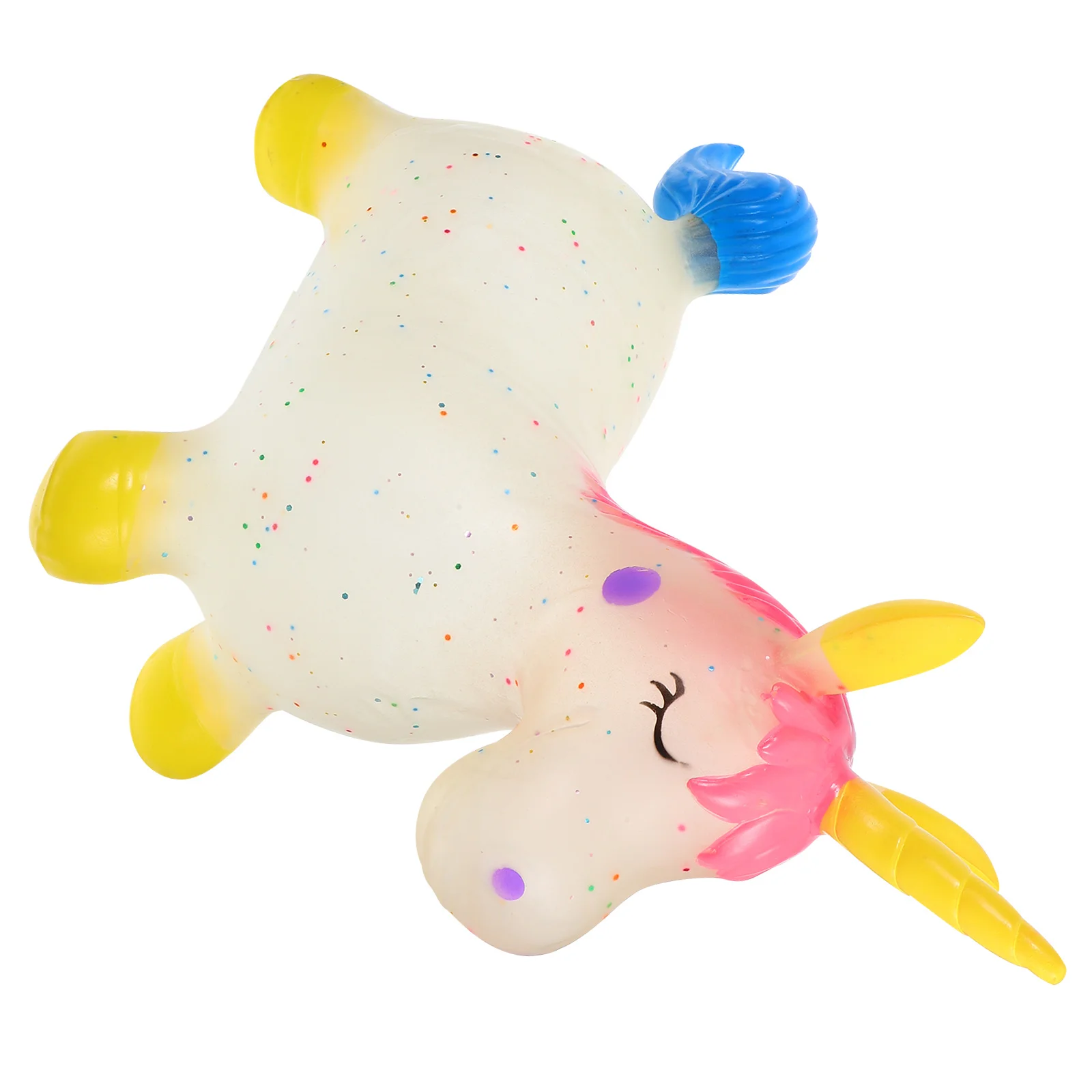 Inflatable Toy Riding Bouncy Animal Durable Toddler Jumping Toy Large Thick Unicorn Design Toddler Play Home