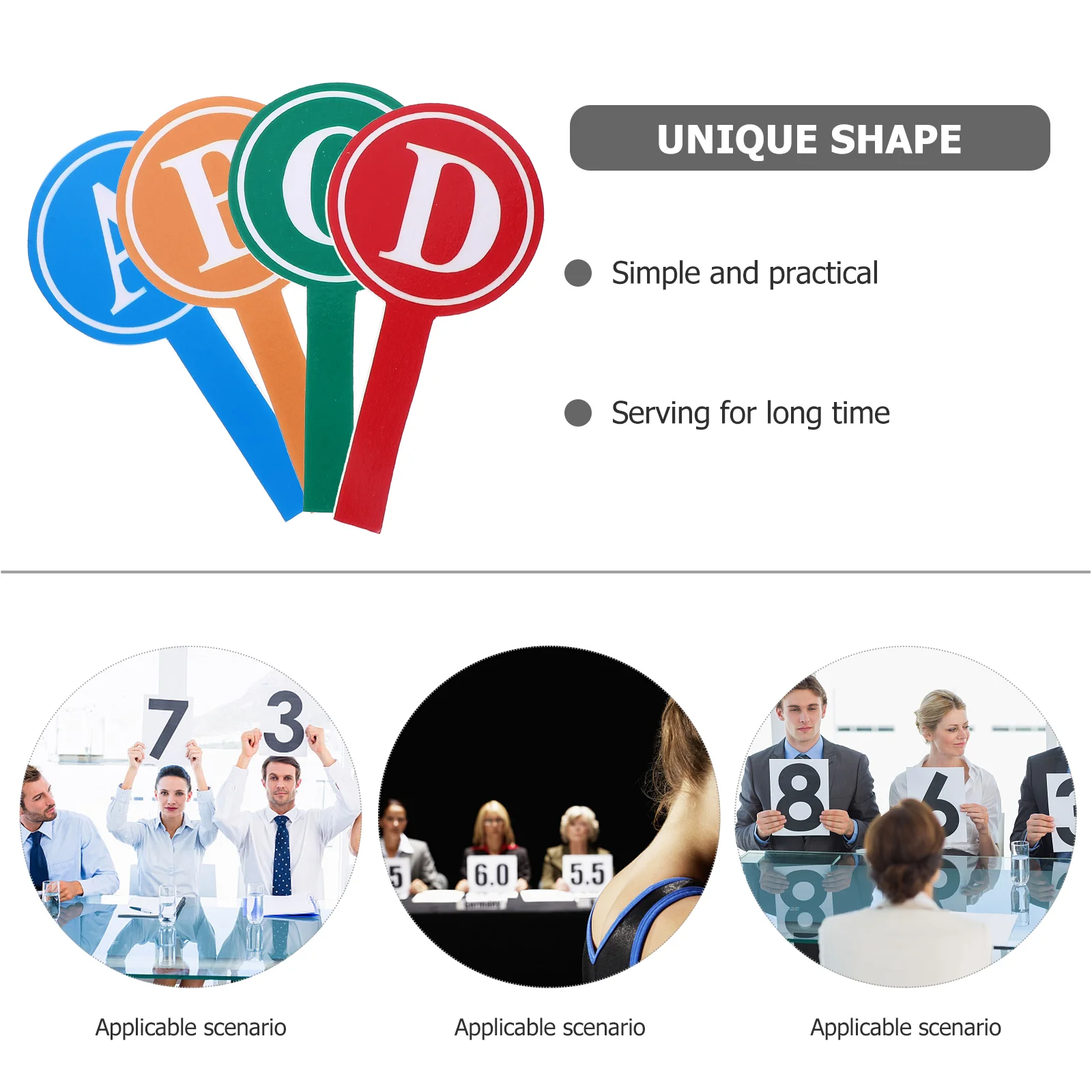 Game Scoreboard Erasable for Referees White Boards Hand Reusable Mini Dry Erase Paddle Whiteboard