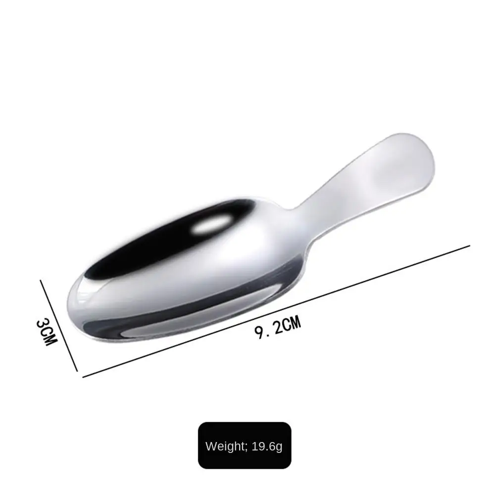 2/4/6PCS Stainless Steel Spoon Multi-function Convenient Short Handle Popular Kitchen Function Small Stainless Steel Spoon
