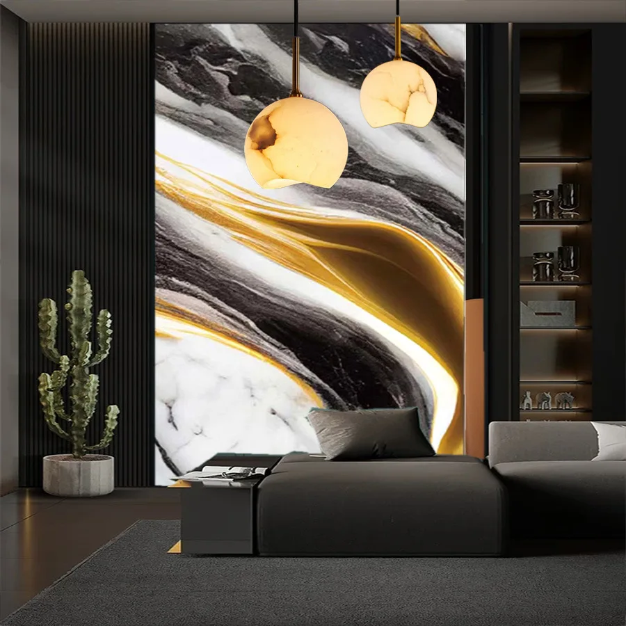 50cm Foil Self Adhesive Waterproof Marble Stickers Waterproof Oil Proof Removable Wallpaper for Kitchen Mesa Bathroom Wall Decor