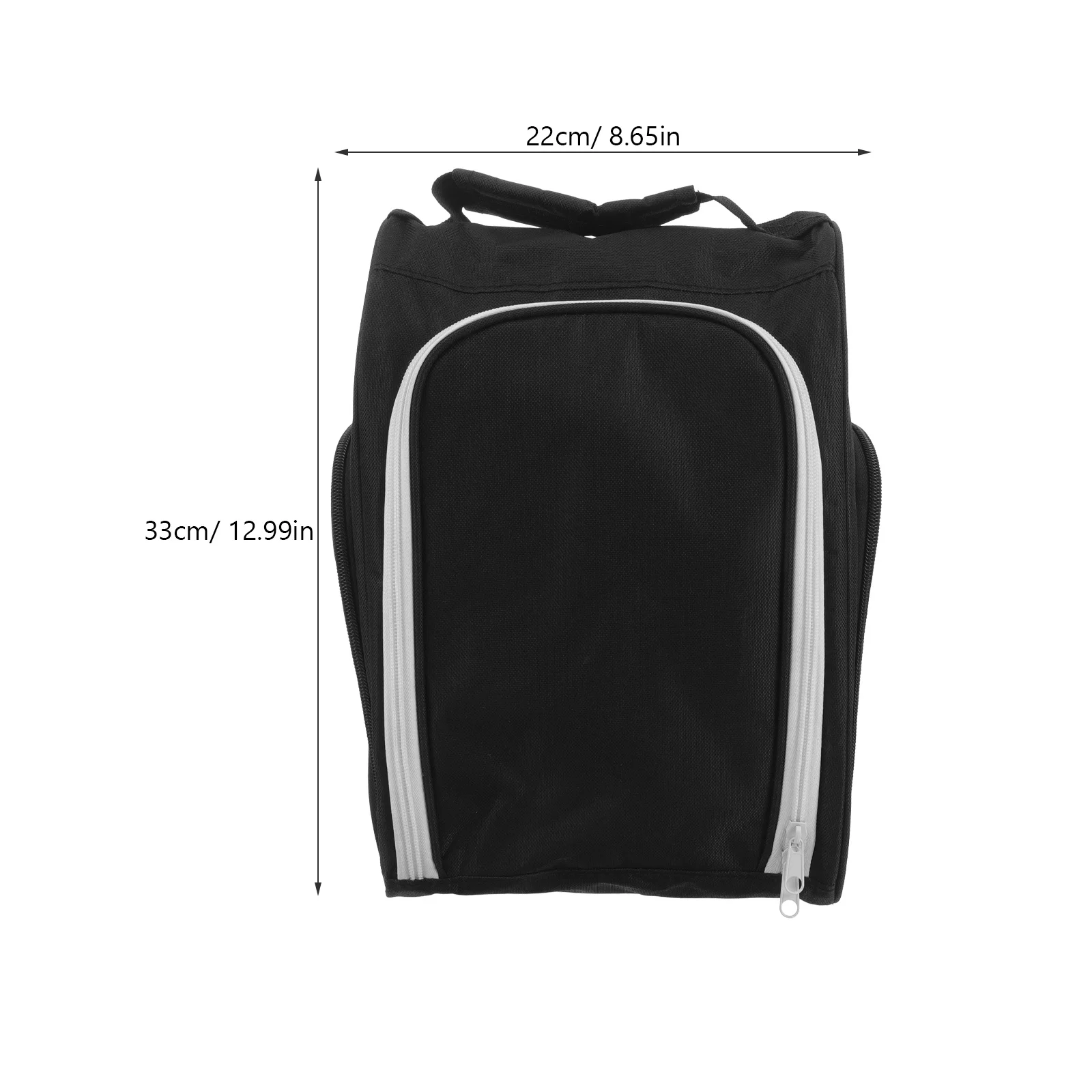 Portable Golfing Shoes Bag Sturdy Wear Resistant Sneaker Holder for Outdoor Sports Zippered Shoe Travel Case Multi Function