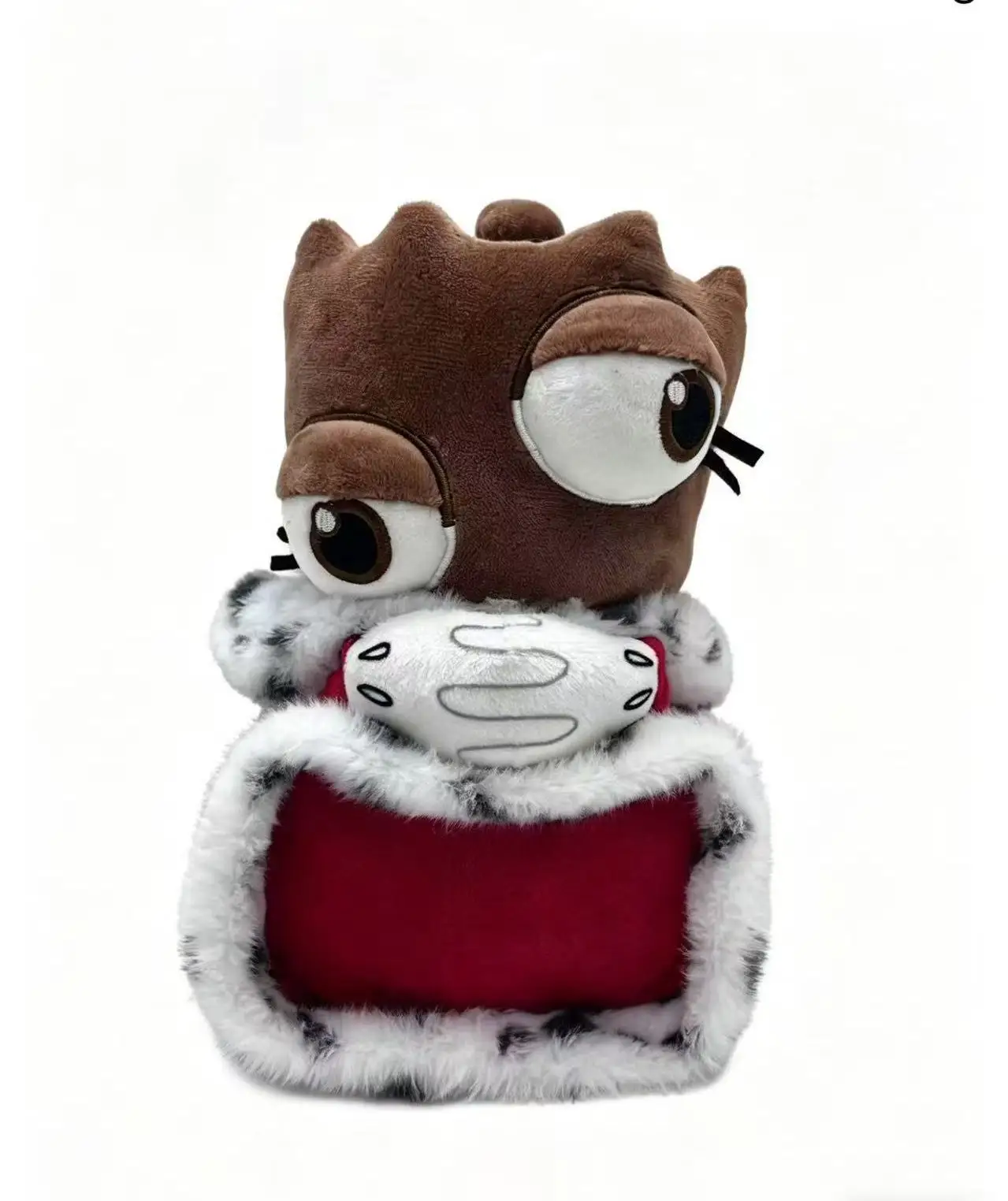 Peluche Queenie 'Amazing Number Circus' de 25 cm, Juguete de Peluche Suave, Personaje de Dibujos Animados, Muñeca de Peluche, Decoración para el Hogar, Regalo de Cumpleaños