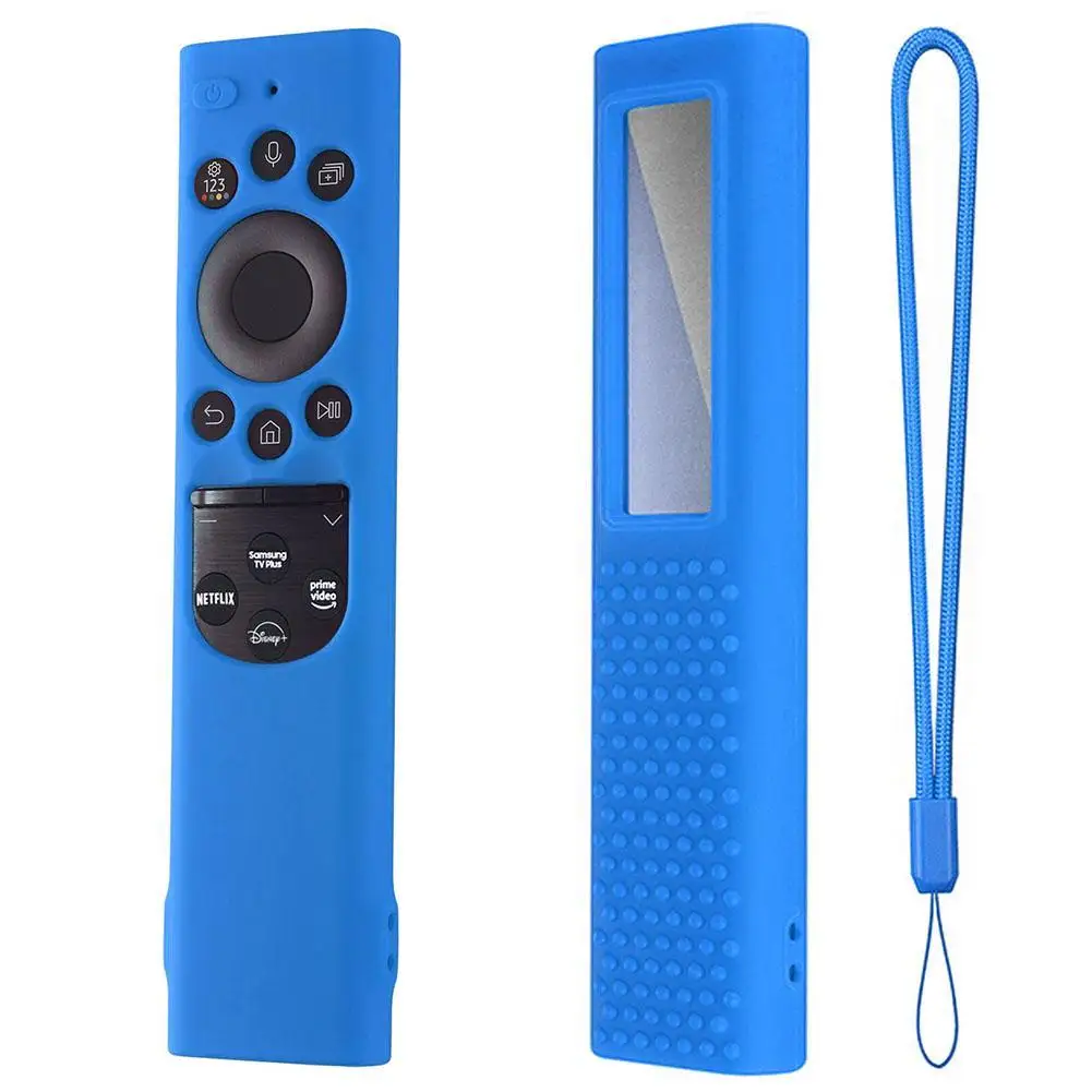 Casing Remote Control Tv Pintar Penutup Antiselip Silikon Kompatibel untuk 2022 Remote Control Surya Tm2280eobn59