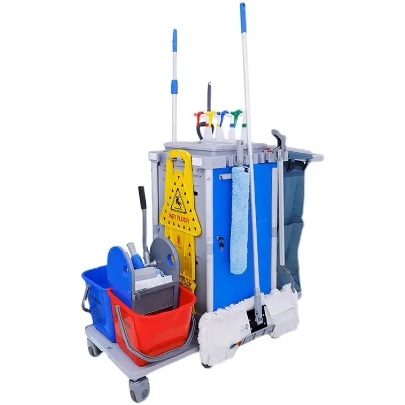 Multi Functional Cleaning Trolley Cleaning Cart