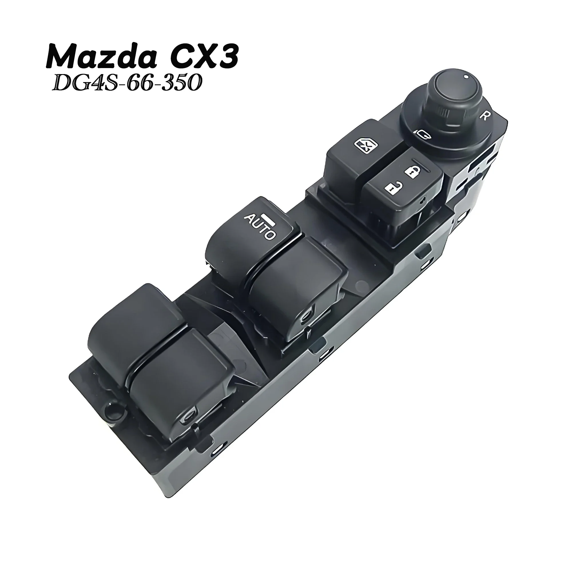 DG4S-66-350 Left Driver Side Master Power Window Control Switch 1 auto Button For Mazda 2 CX3 2017 2018 2019 2020 2021,DG4S66350