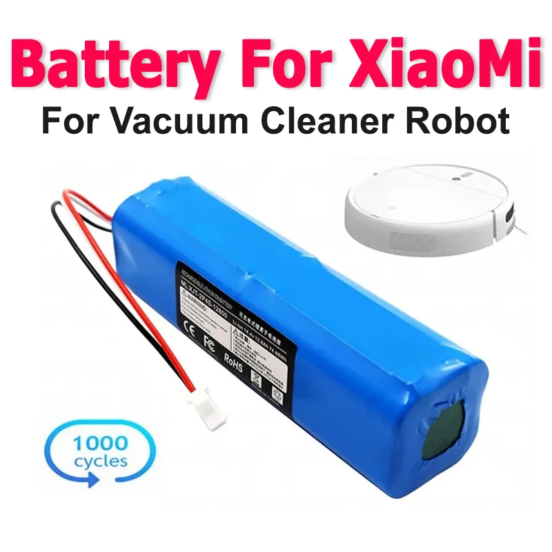 

14.4V 12800mAh Original Rechargeable Li-ion Battery For XiaoMi Lydsto R1 Robot Vacuum Cleaner R1 Q11 Replace Accessories Battery