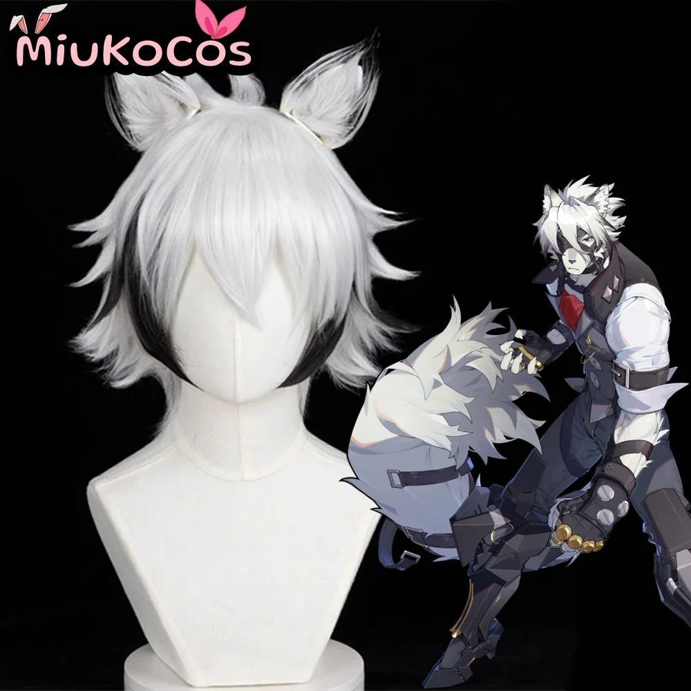 

В НАЛИЧИИ Парик для косплея Von Lycaon MiukoCosplay Game Zenless Zone Zero Косплей