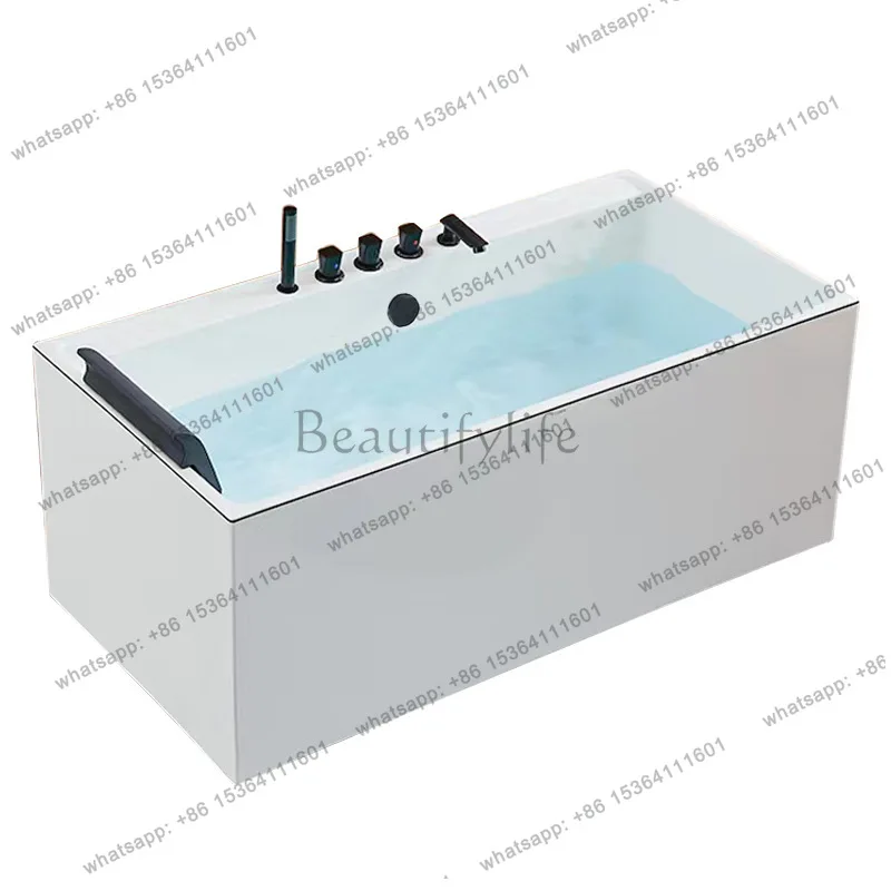 Surfing Jacuzzi, Acrylic Small Home Seamless Day Freestanding Square Foshan