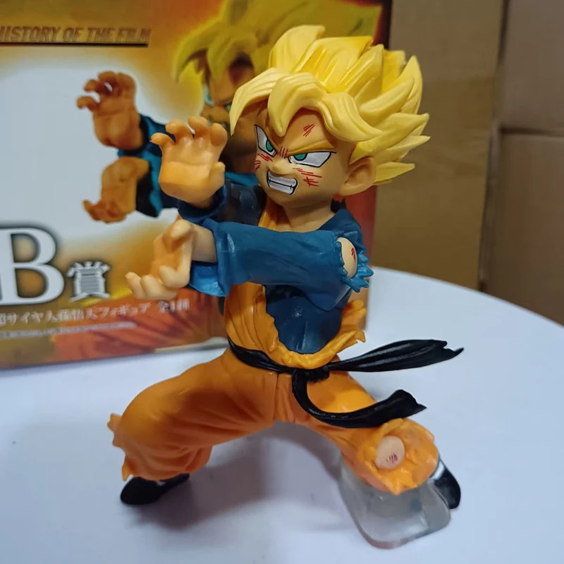 

13 см Dragon Ball Son Goten Рисунок Супер Сайян Готен Черепаха Волна Цигун Фигурка Gk Статуя Коллекция Модель Игрушки Подарок
