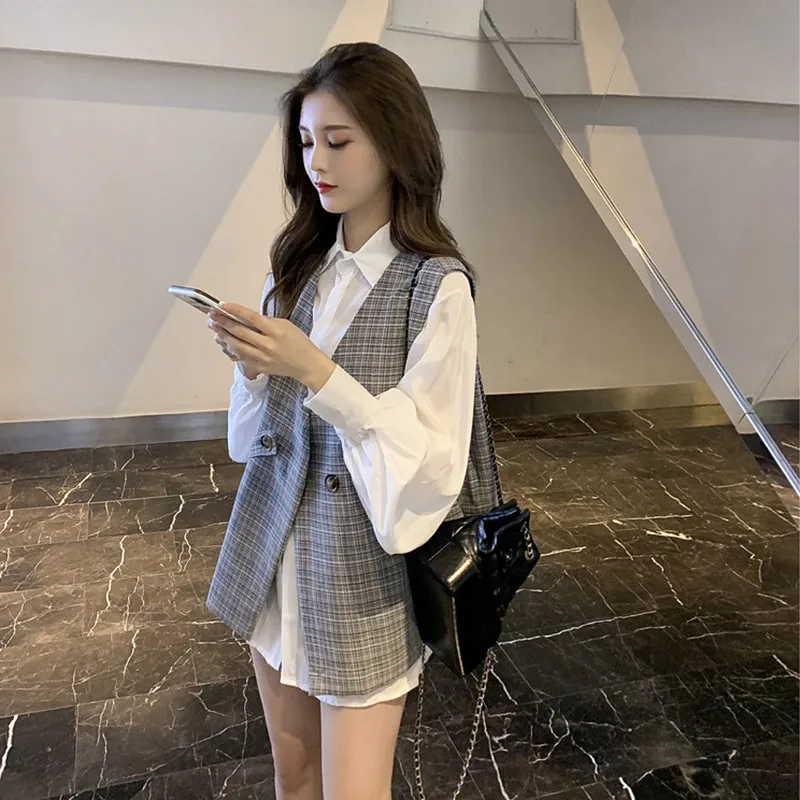 ensemble-chemise-et-gilet-a-carreaux-printemps-2025-pour-femme-style-hepburn-effet-amincissant-et-rajeunissant-deux-pieces-pour-l'automne