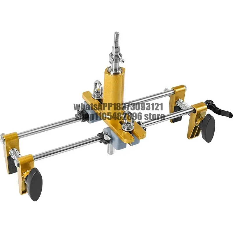 18/22/24MM Wooden Door Hole Opener Slotting Machine Multi-function Woodworking Wood Door Lock Mortise Template Fixture Tool Kit