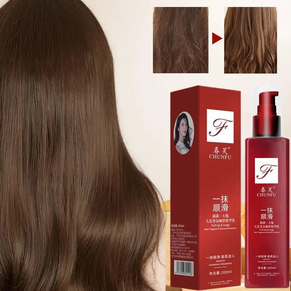 Condicionador Leave-in Suavizante para Cabelo para Mulheres, Produto Mágico para Cuidados Capilares, Reparação de Cabelos Danificados, 200ml