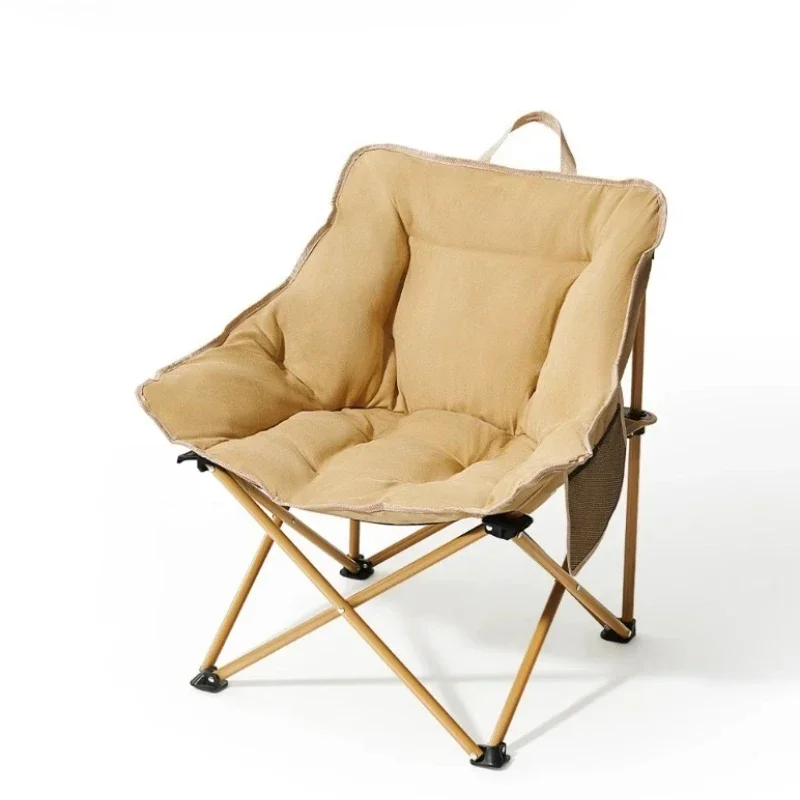 #Playa Garden Beach Chair Moon Chair Outdoor Foldable Chair Portable Fishing Stool Wilderness Camping Picnic Lounger Furniture