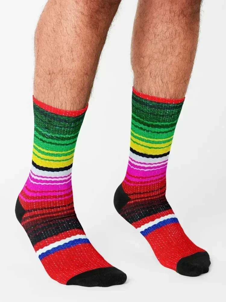 Mexican Serape Socks kids Rugby gift Sports Men's Socks Luxury Women's