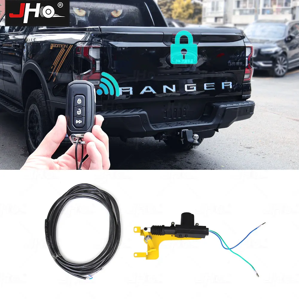 

JHO Truck Tailgate Lock Kit Tailgate Lock Anti Theft Replacement Truck Theft Prevention for Ford Ranger T9 2023+