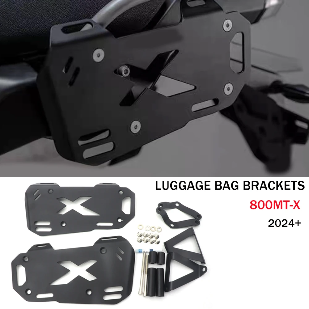 

FOR CFMOTO 800MT-X 2024+ Rear Luggage Rack Case Mount Plate 800MT-X 2024+ Motorcycle Rear And Side Luggage Rack Set