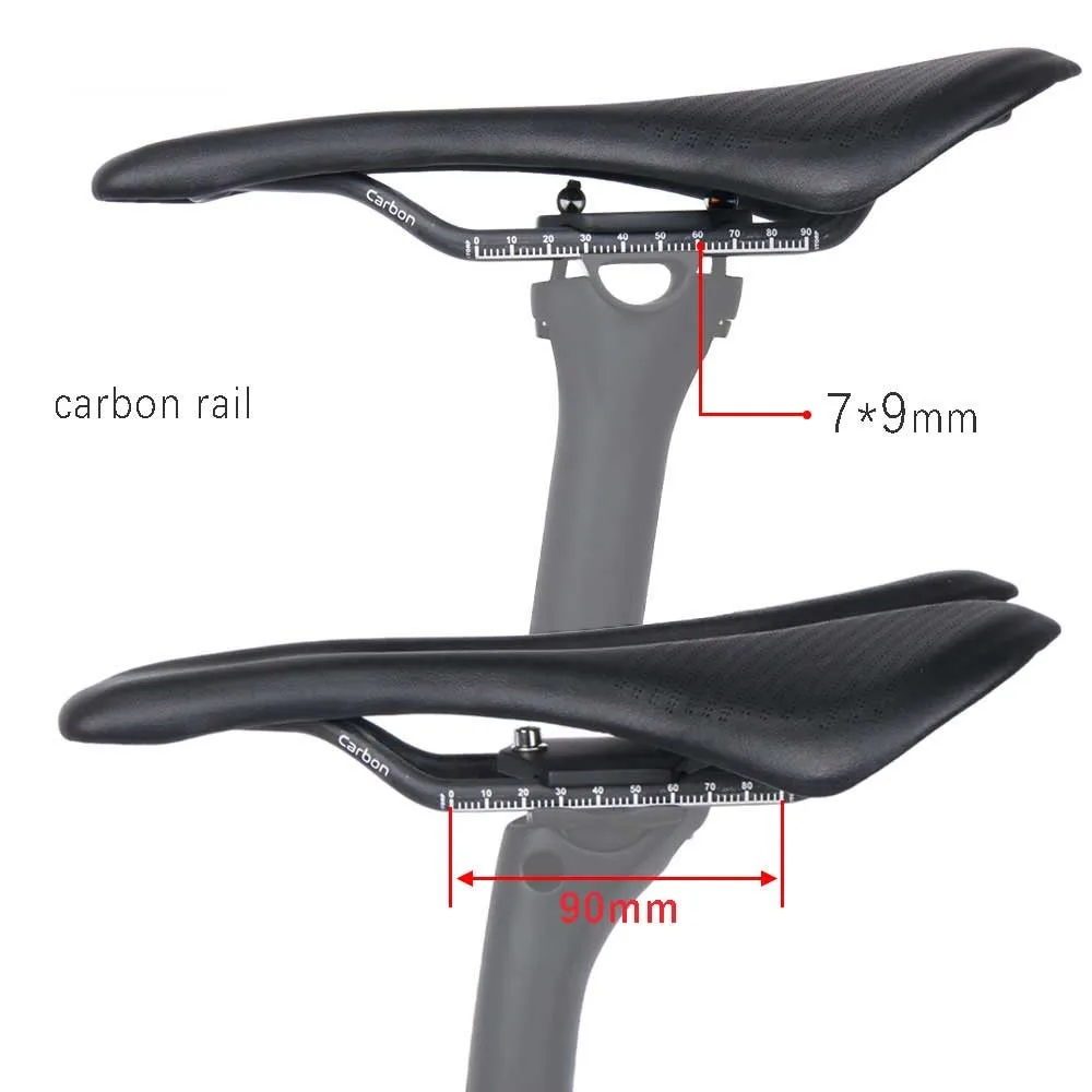 ELITAONE Bicycle Saddle Carbon MTB/Road Bike 270x143mm Super Saddles Light Leather 115g